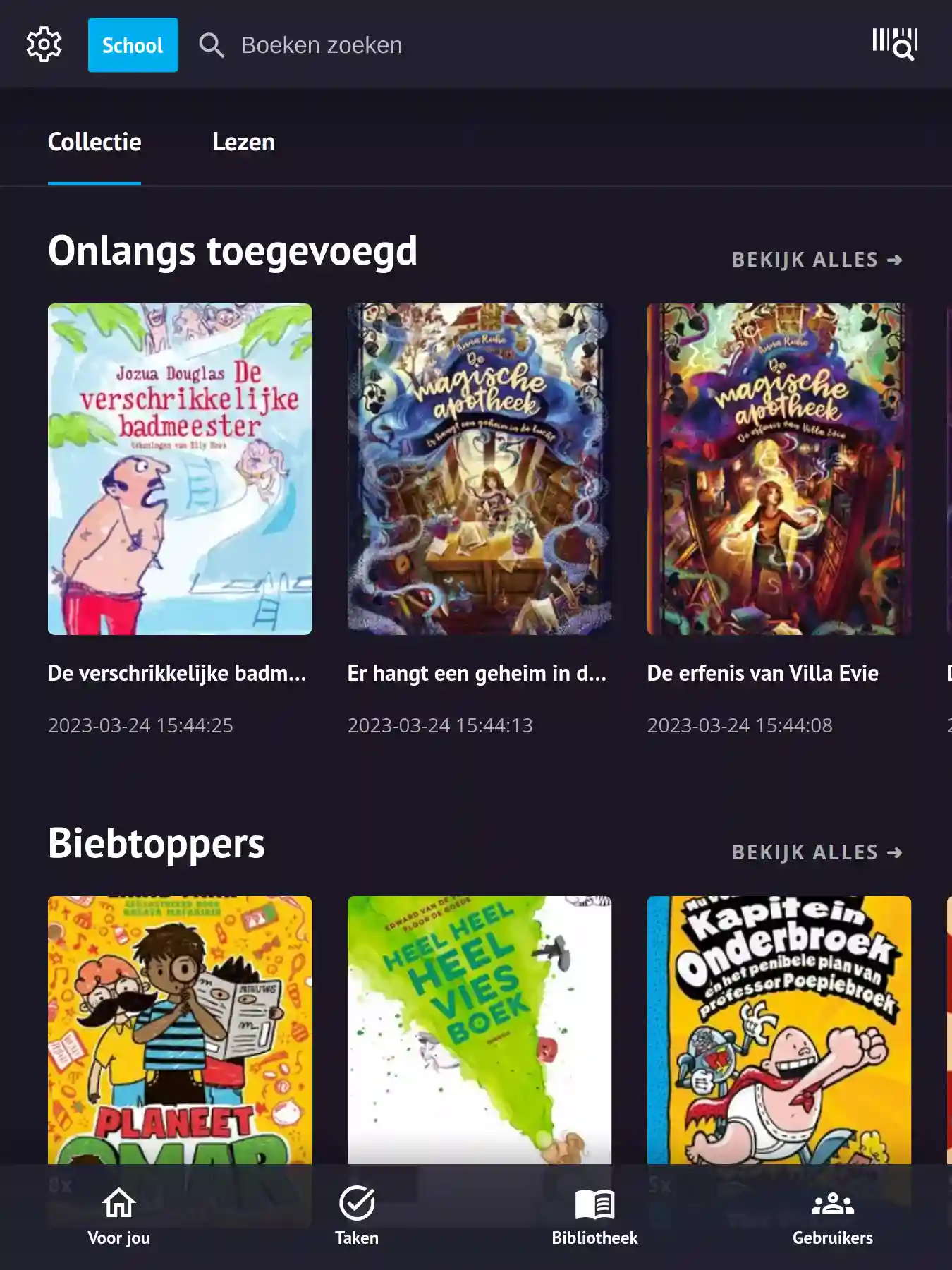 Screenshot bieb inscannen